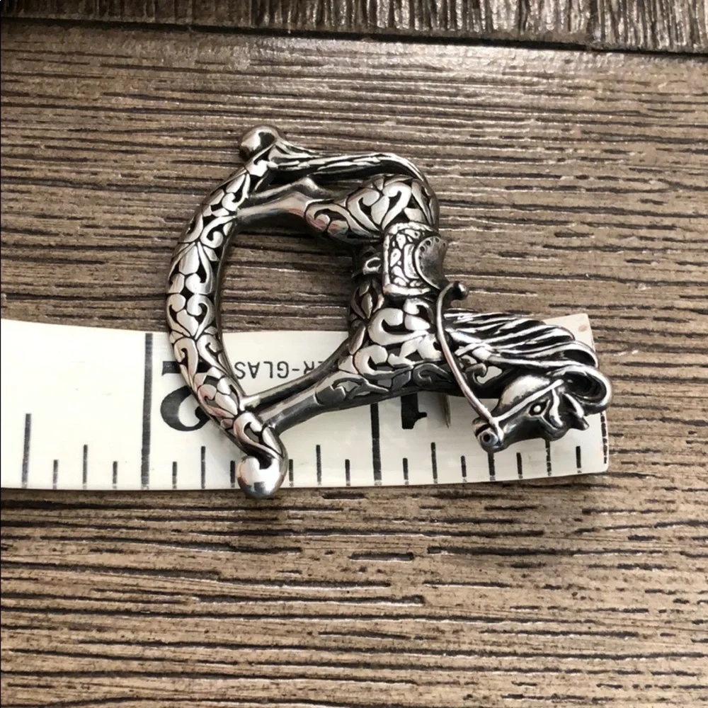 Jezlaine Sterling Silver Filigree Rocking Horse
